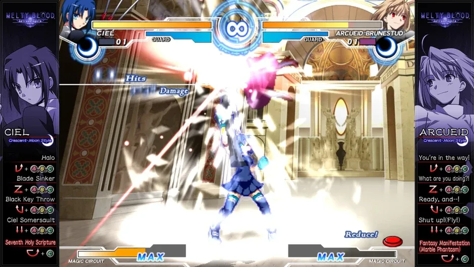 Melty Blood Actress Again Current Code, captura de tela 1