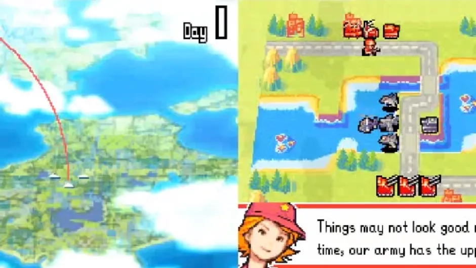 Advance Wars: Dual Strike, captura de tela 1