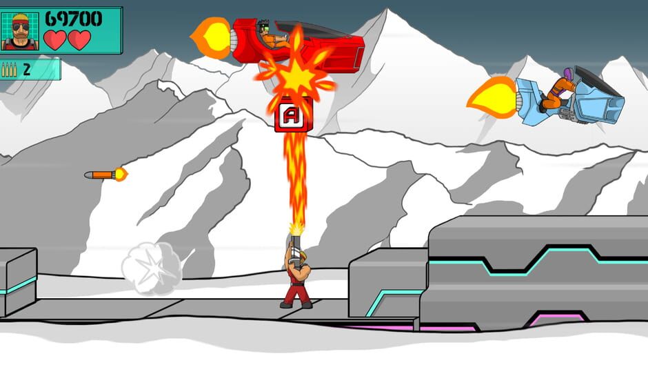 Machine Gun Train Run Screenshot