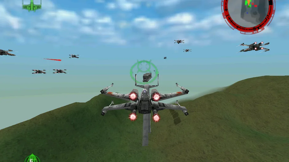 Star Wars: Rogue Squadron, captura de tela 1