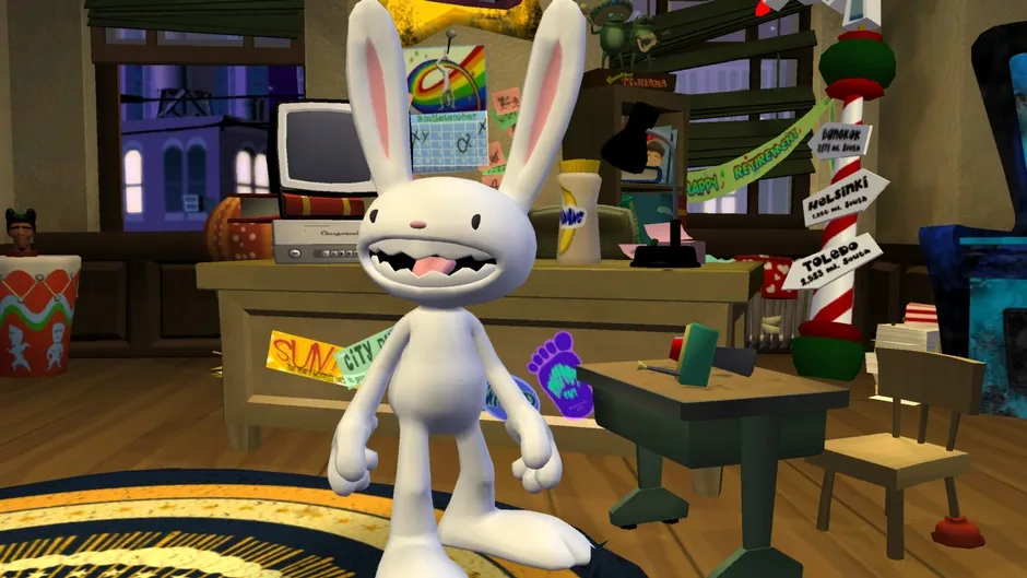 Sam & Max: Beyond Time and Space, captura de tela 1