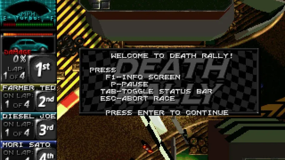 Death Rally, captura de tela 1