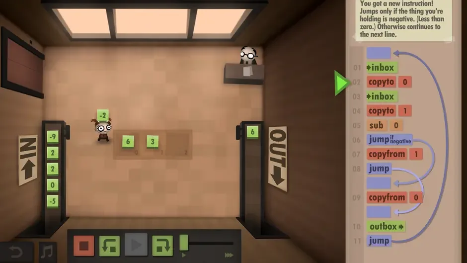 Human Resource Machine screenshot 161526