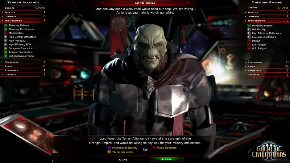 Galactic Civilizations III, captura de tela 2