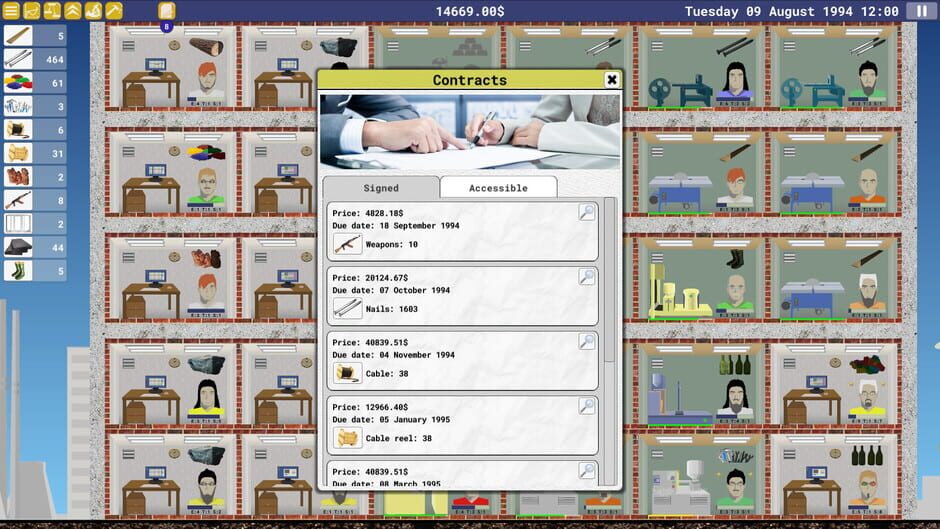 Factory Manager Screenshot