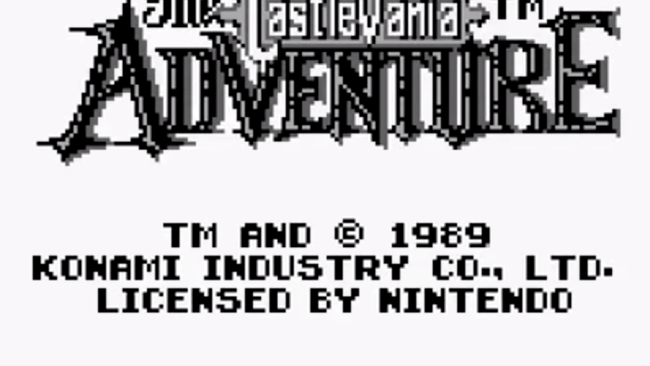 Castlevania: The Adventure Screenshot