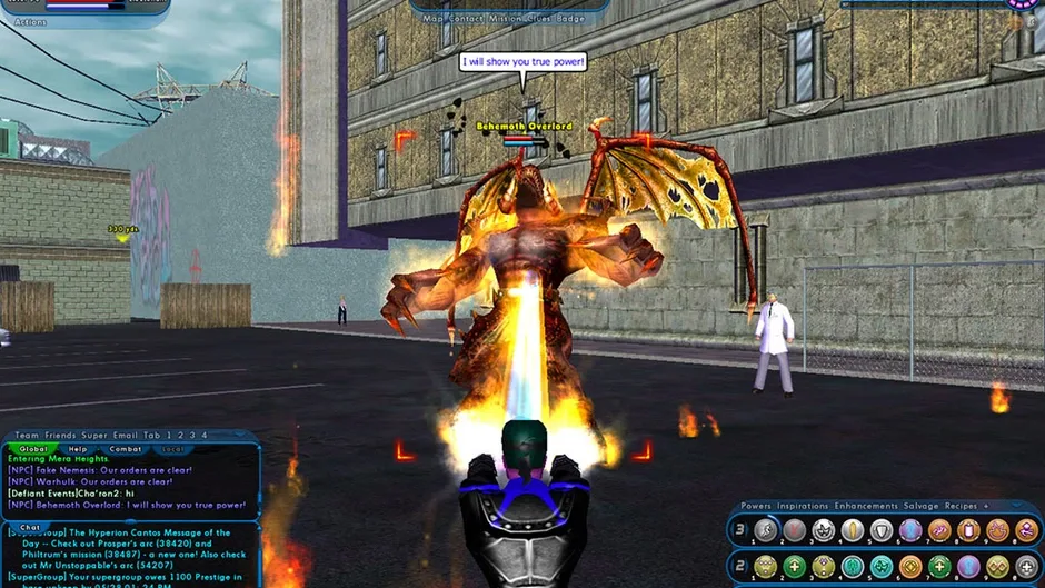 City of Heroes, captura de tela 2