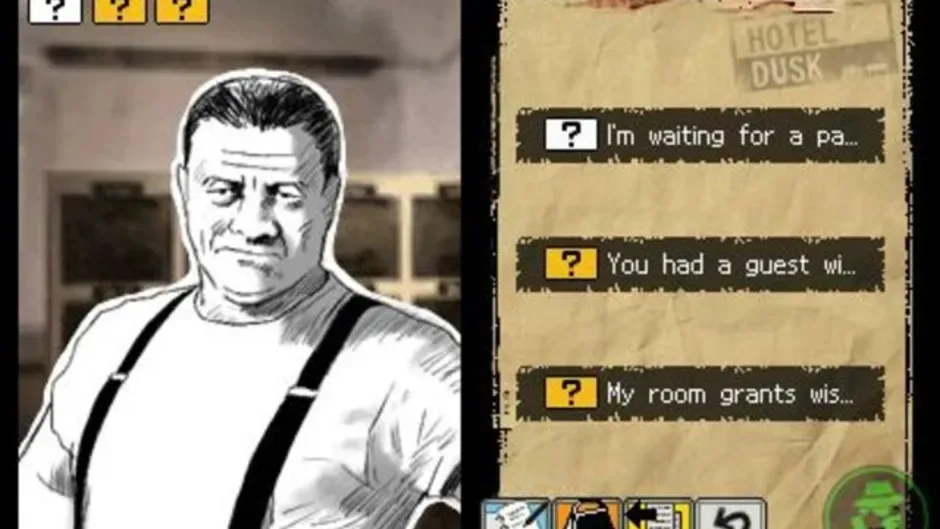 Hotel Dusk: Room 215, captura de tela 1