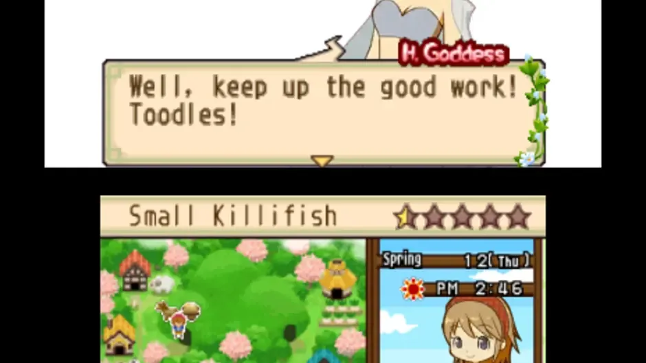 Skärmbild 2 från Harvest Moon: The Tale of Two Towns
