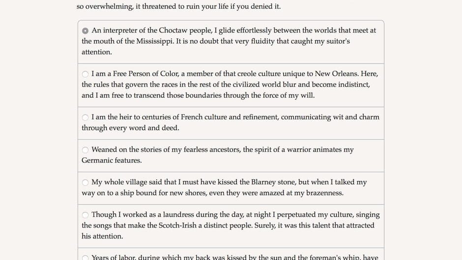 Choice of the Vampire Screenshot