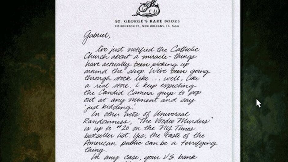 The Beast Within: A Gabriel Knight Mystery Screenshot