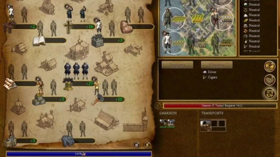 Sid Meier's Civilization IV: Colonization, captura de tela 3