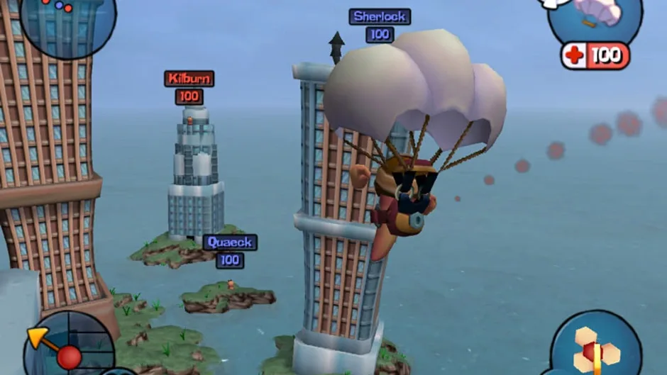 Worms 3D, captura de tela 2