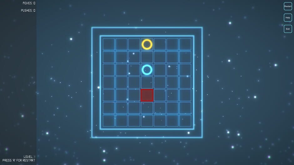 Glowing Sokoban Screenshot