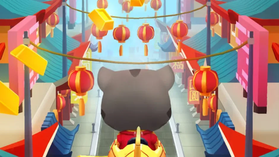 Кадър от Talking Tom Gold Run