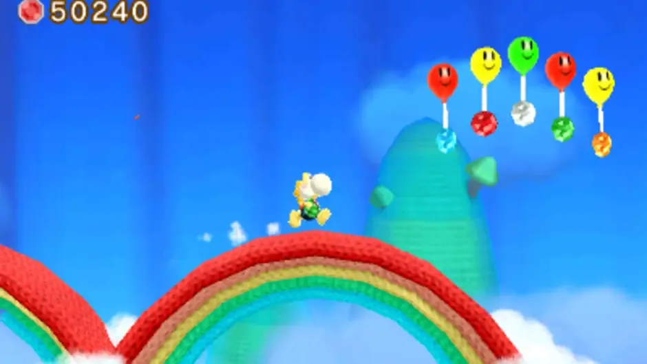 Poochy & Yoshi's Woolly World, captura de tela 1