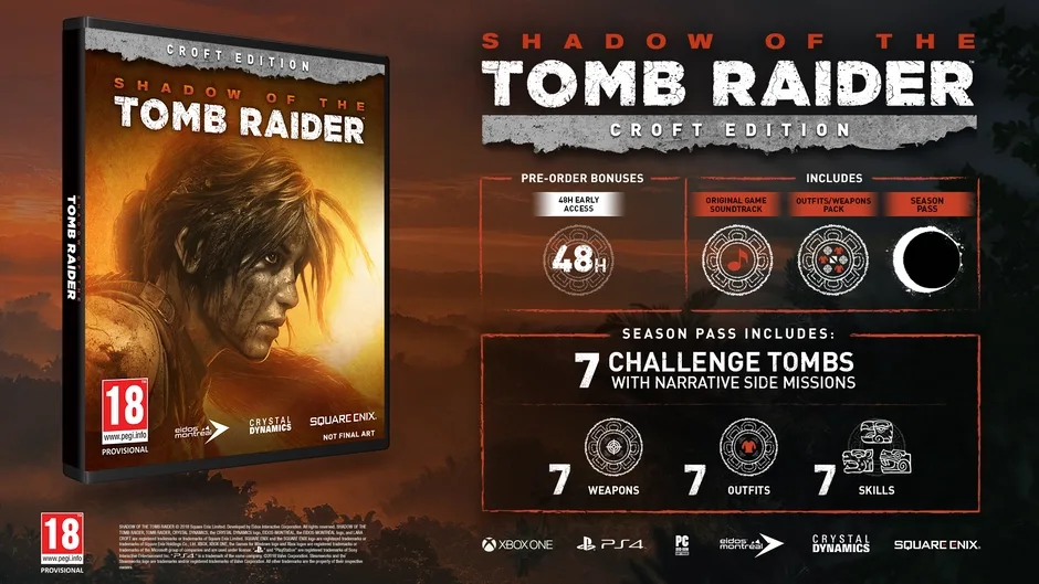 Shadow of the Tomb Raider: Croft Edition media