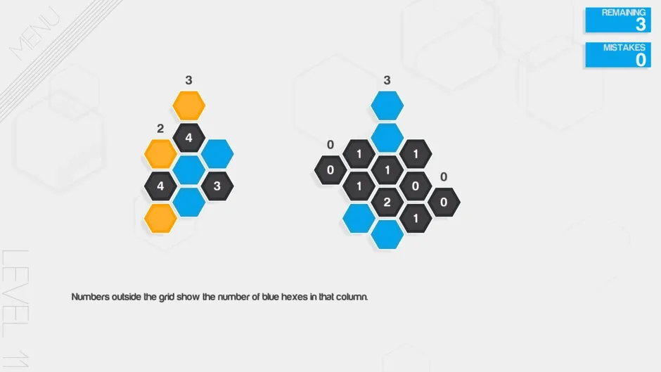 Hexcells, captura de tela 4