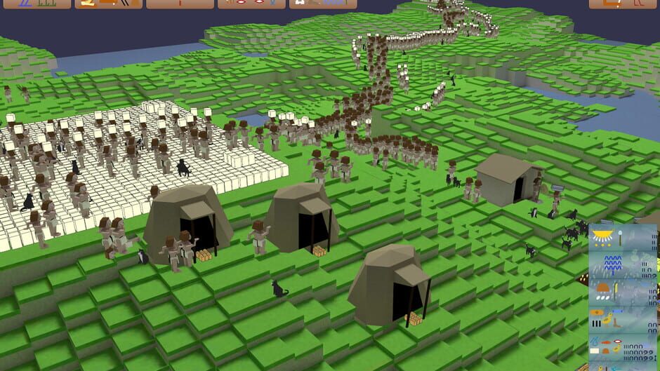 Imhotep, Pyramid Builder Screenshot