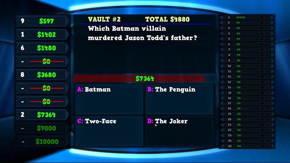 Trivia Vault: Super Heroes Trivia Screenshot