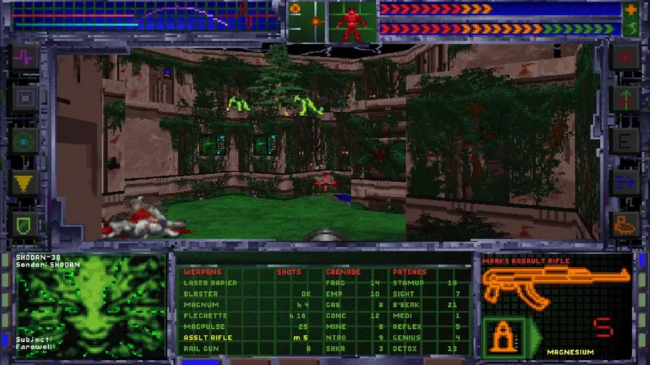 System Shock, captura de tela 1