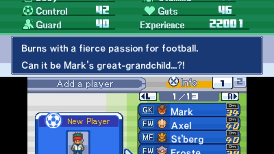 Inazuma Eleven 3: Team Ogre Attacks! screenshot