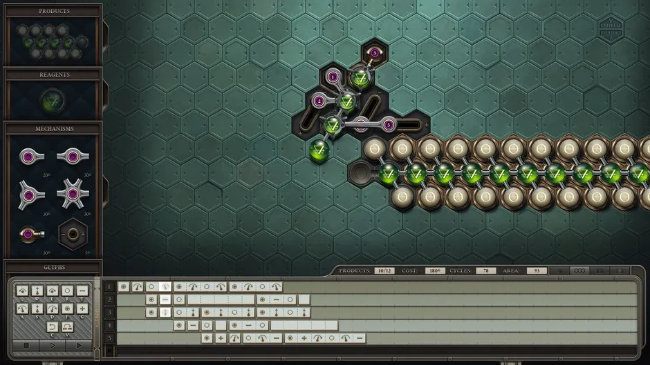 Opus Magnum, captura de tela 1