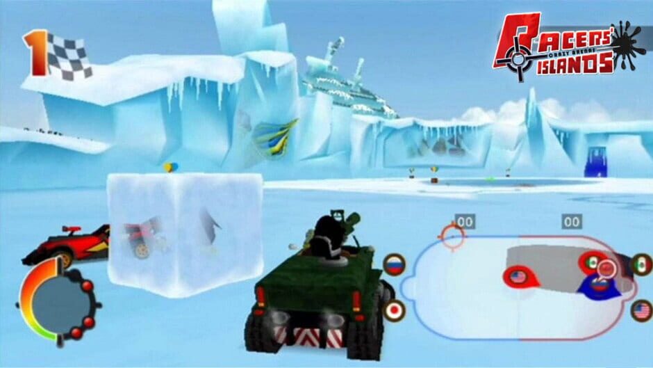 สกรีนช็อตจาก Racers' Islands: Crazy Arenas (รูปที่ 2)