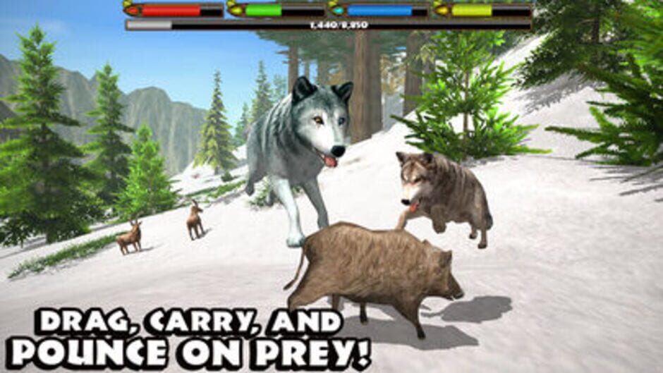สกรีนช็อตจาก Ultimate Wolf Simulator (รูปที่ 4)