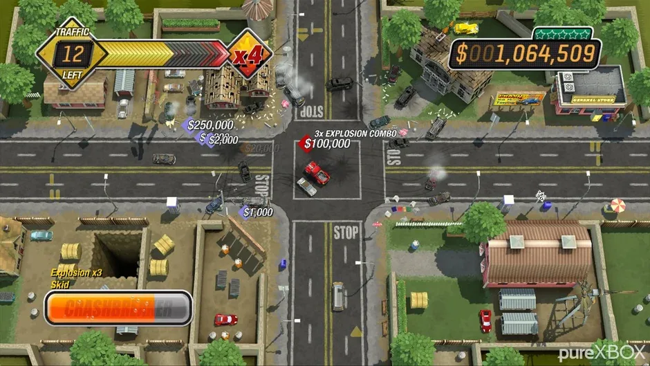 Burnout Crash!, captura de tela 1
