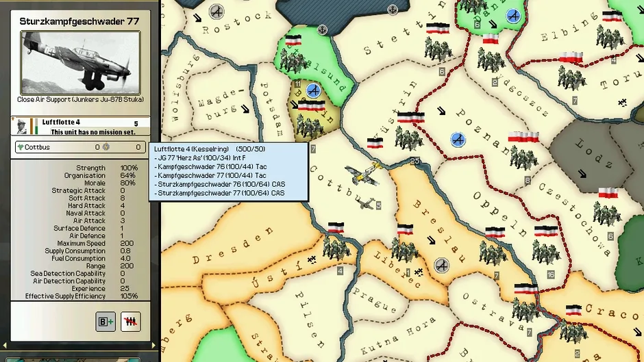 Hearts of Iron II, captura de tela 3