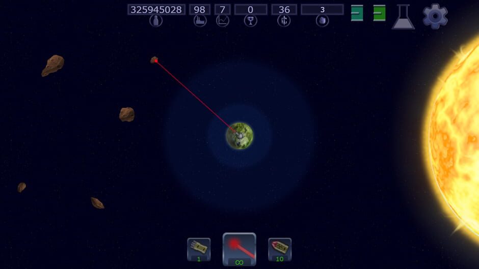 Asteroid Deflector XL Screenshot