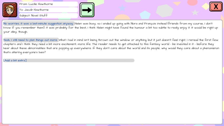 Dialogue: A Writer's Story Screenshot