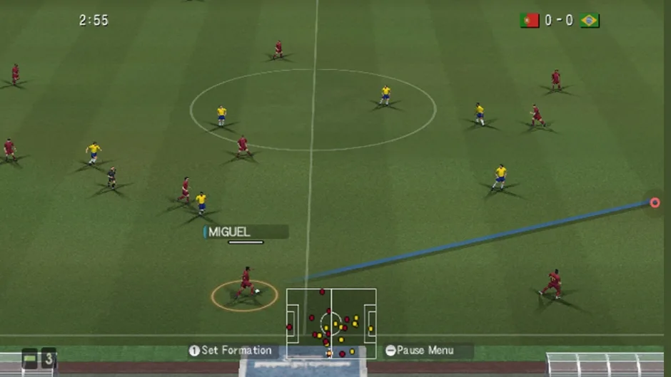 Pro Evolution Soccer 2008, captura de tela 1