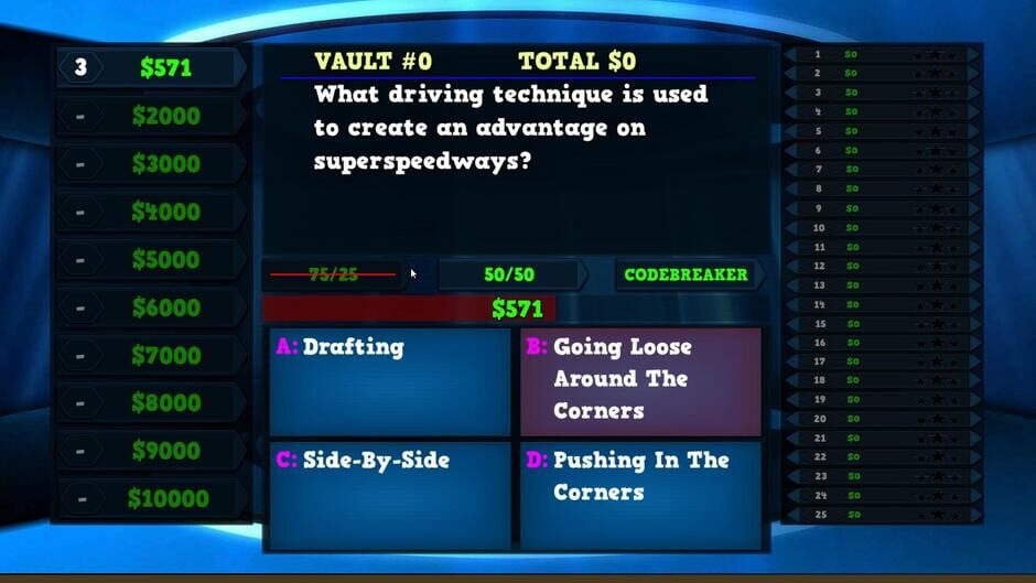 Trivia Vault: Auto Racing Trivia Screenshot