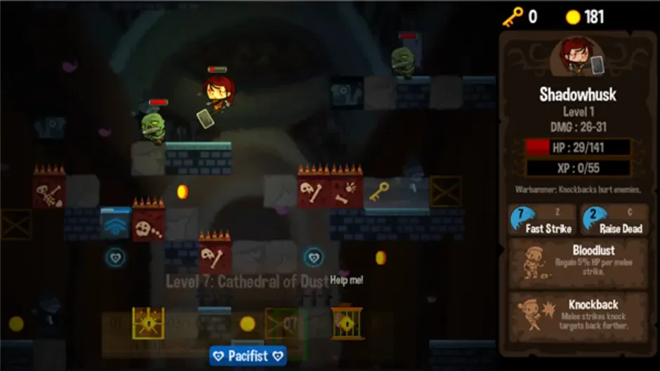 Vertical Drop Heroes HD, captura de tela 1