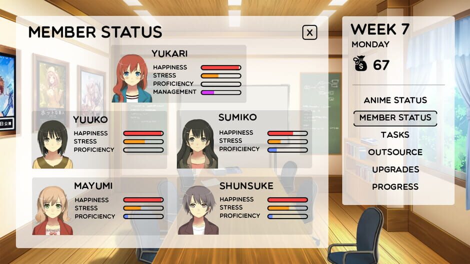 Anime Studio Simulator Screenshot