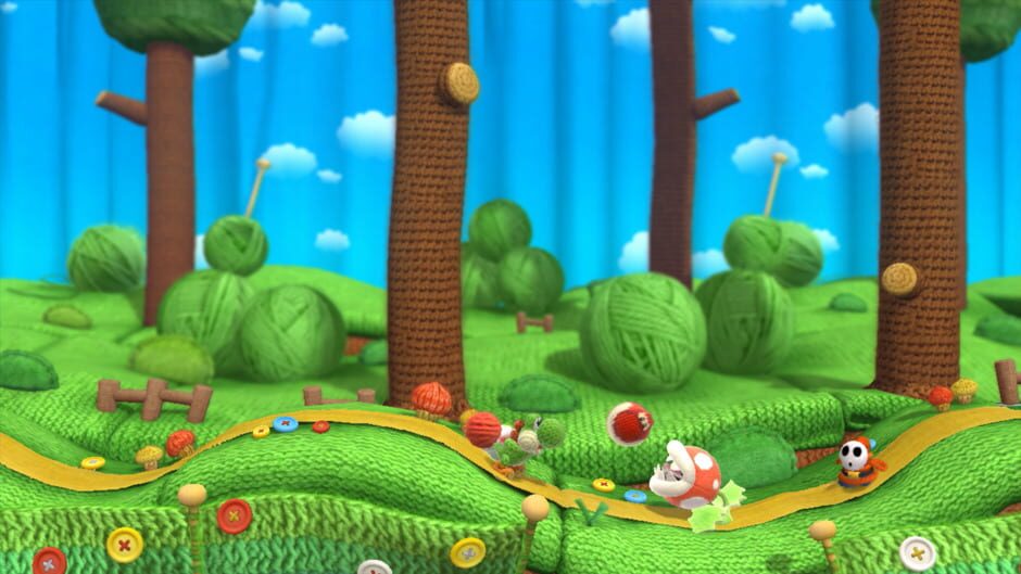 Screenshot Yoshi's Woolly World