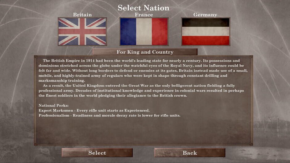 On the Western Front Screenshot