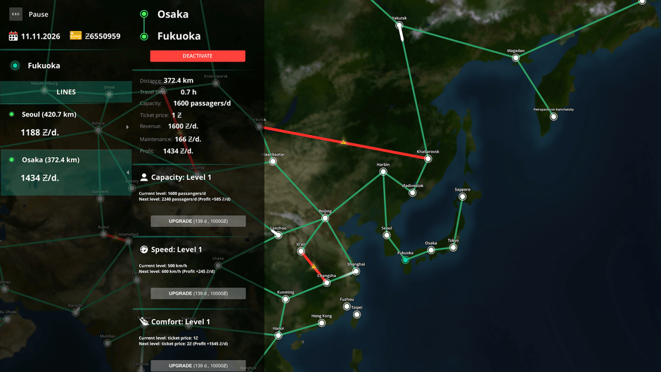 Hyper Train Corporation Screenshot