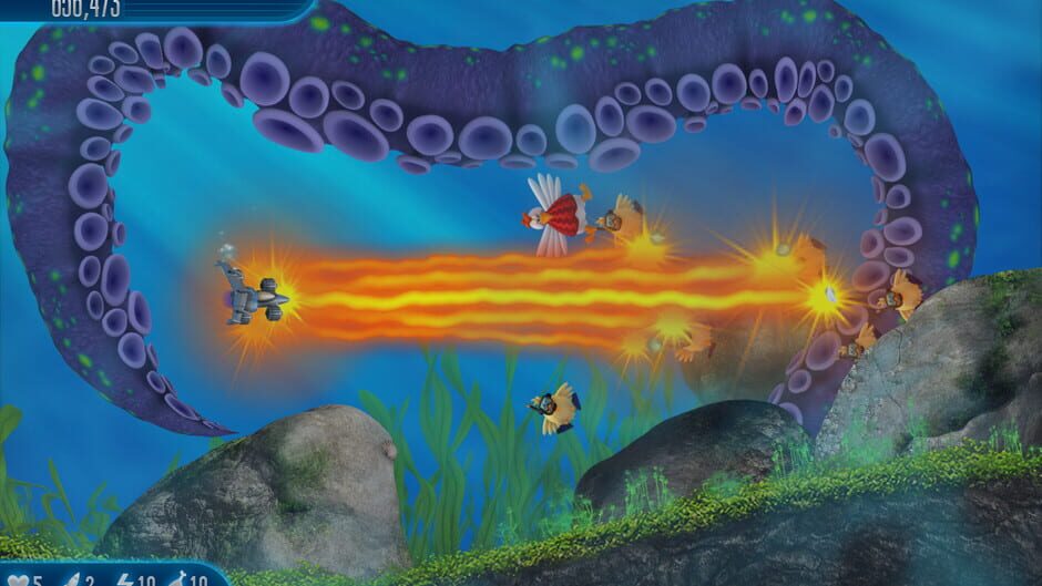 Chicken Invaders 5: Cluck of the Dark Side Screenshot