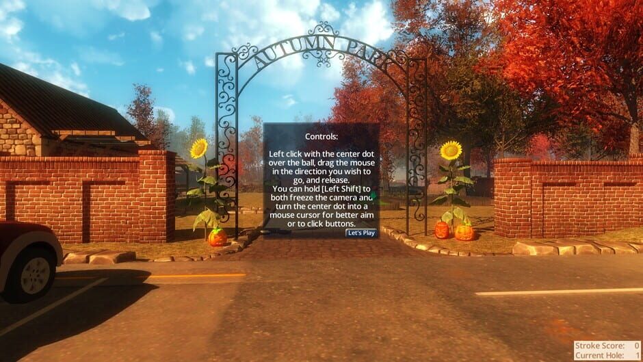 Autumn Park Mini Golf Screenshot