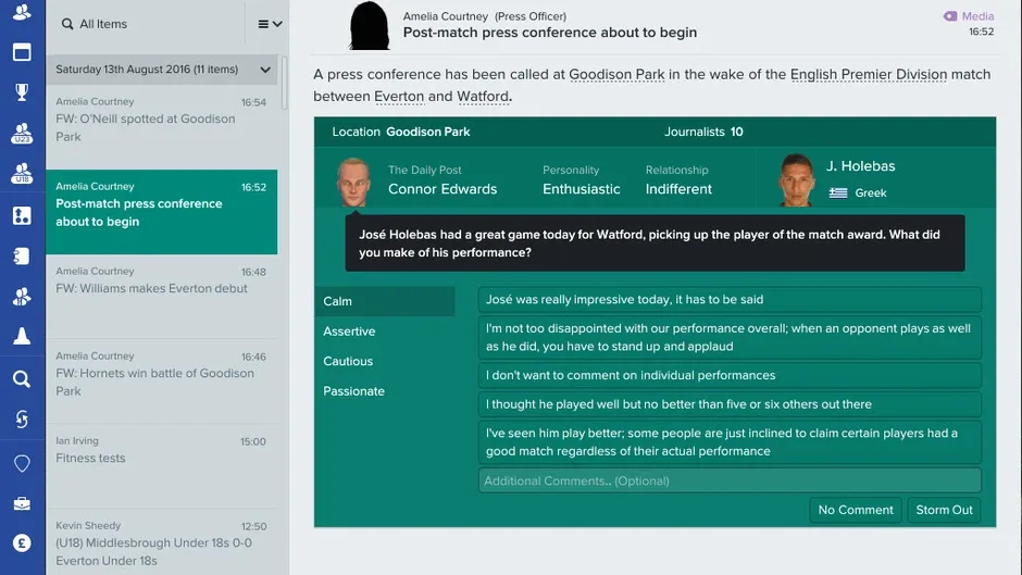 Football Manager 2017, captura de tela 3