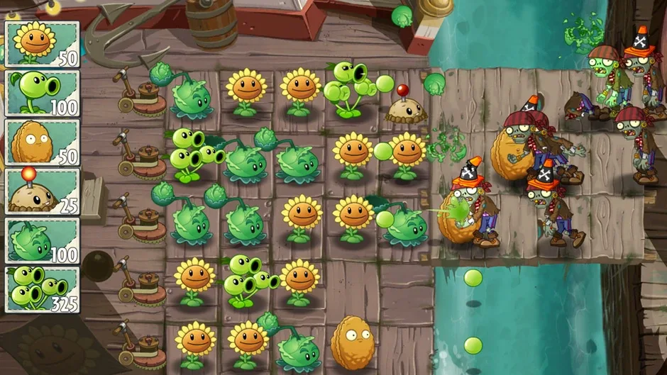 Plants vs. Zombies 2: It's About Time, captura de tela 1