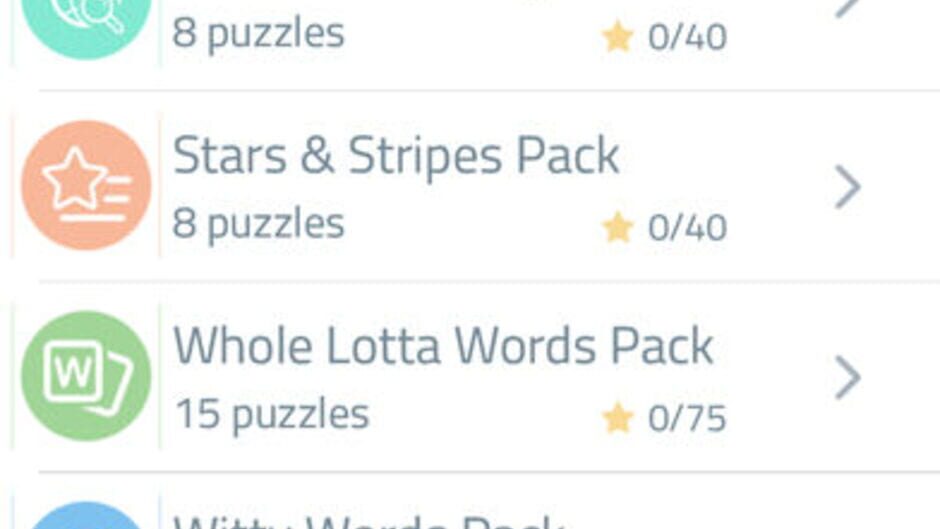 สกรีนช็อตจาก Word Search Puzzles (รูปที่ 3)