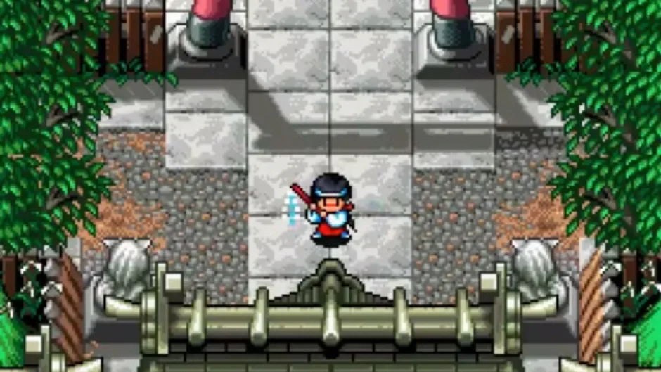 Screenshot 1 aus Pocky & Rocky