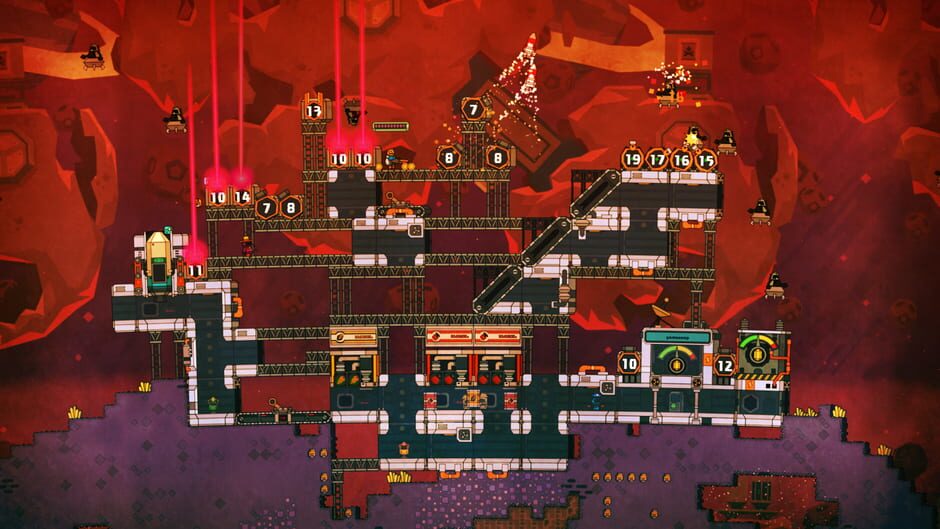 PixelJunk Nom Nom Galaxy Screenshot