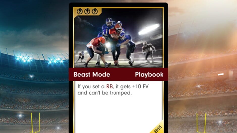 Screenshot Dynasty: A Football Card Game