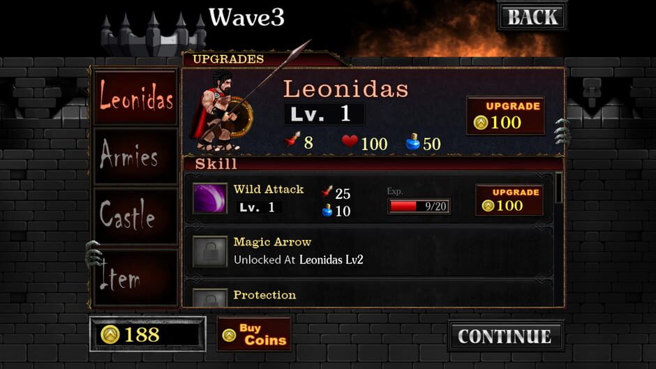 สกรีนช็อตจาก Spartans Vs Zombies Defense (รูปที่ 3)