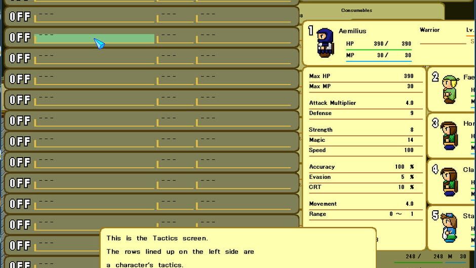 Tactical Chronicle Screenshot